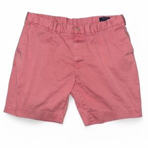 POLO By Ralph Lauren Pink Flat Front Shorts Classic Fit Sz 38 GUC